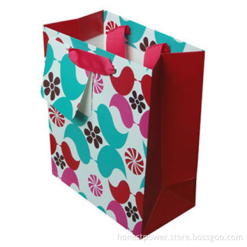 Eco-friendly Paper Gift Bag, Suitable for Packing and Promotional Purposes